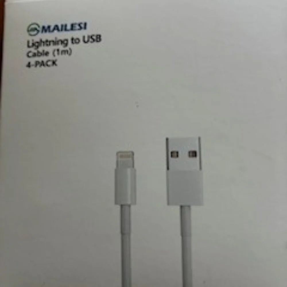 Lightening to USB Cables 1M, Never Used, Brand New!